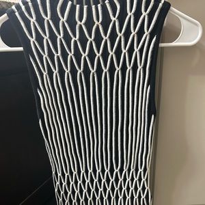 Black and white tank top blouse size small from White House Black Market.